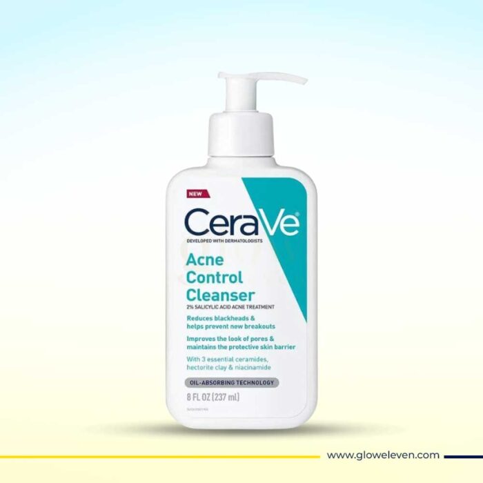 CeraVe Acne Control Face Cleanser, 2% Salicylic Acid Acne Treatment 237ml - Image 1
