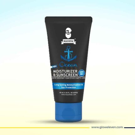 Muuchstac Ocean Matte Moisturizer SPF 18+ (45ml) - 2-in-1 Hydration & Sun Protection for Men